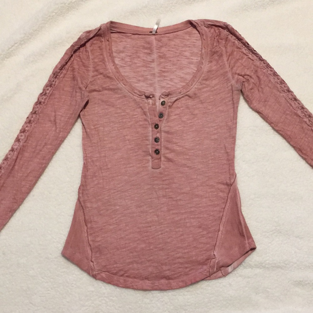 Free people long sleeve shirt